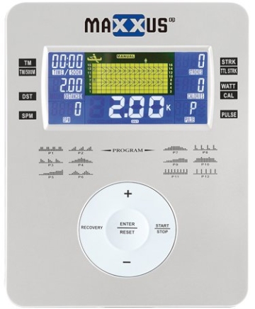 Ruderergometer MAXXUS RX 8.1 - Kombinierter Luft- Magnetantrieb, besonders leise - mit 5 Jahren Garantie